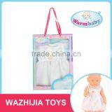 Guangdong supplier top quality best present girl doll clothes for sale