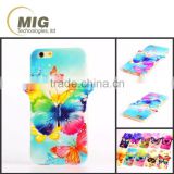 Wholesale Colorful drawing plating bluray butterfly style mobile phone case for iphone 5s cell phone cover case for iphone 5s