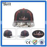 High Quality Flat Brim Embroidered Snapback Wholesale Hip Hop Caps and Hats thumbnail-1