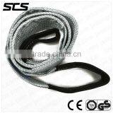 Grey colour flat polyester webbing sling for lifting 4T 1M