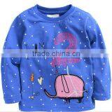 2016 European and American Design Kid Long Sleeves Numbers T-shirt Children Autumn Clothes thumbnail-4