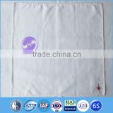 100% cotton fabric white embroidered dinner cocktail table napkin