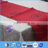 Many colors Factory wholesale jacquard Brocade fabric home decoration laser cutting Table Runner