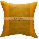 18x18 Inch Middle Stripe Silk Throw Pillow Cover thumbnail-1