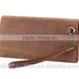Hot Sale Fashion Wallet Vintage Real Leather Wallet Men's Phone Case Wallet thumbnail-3