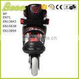 Foshan Manufacturer Wholesale 4 Colors PU Wheel Red Inline Skate Shoes With Flashing thumbnail-3