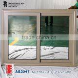 ROGENILAN 88 3 Panels Price of Aluminum Frame Glass Sliding Window With Mosquito Screen thumbnail-2
