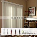 Bintronic Taiwan Interior Decoration Curtains Designs Motorized Vertical Blinds Electric Blackout Shade thumbnail-1