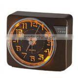 3D Arabic Numbers Touch LED Light Travel Alarm Clock thumbnail-3