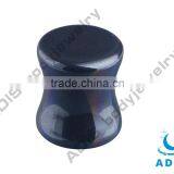 Charming Design Wholesale Custom Black Natural Stone Ear Saddle Plug thumbnail-1