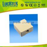 Telephone Jack Box,6P2C/6P4C/6P6C MODULAR SURFACE SINGLE JACK,IVORY COLOR thumbnail-1