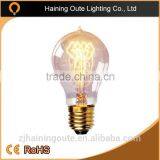 A19 Quad Loop Tungsten Shape E27/b22 Edison Filament Bulbs 40w/60w thumbnail-1