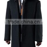 Fashion cashmere long overcoat for men