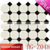 Tajikistan Black Dot Octagonal Mosaic HG-Z048 thumbnail-1