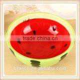 Large Ceramic Soup Bowl With Fruit Painting in Fruit Shape thumbnail-2