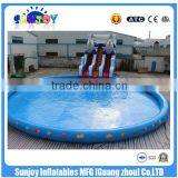 High Quality Metal Frame Inflatable Swimming Pool Hire for Sale thumbnail-1