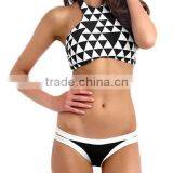 Sexy Summer Costa High Neck Female Two Pieces Mature Bikini PW-LC41070 thumbnail-1