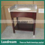 30" Modern Wood Console Hotel Bathroom Vanity thumbnail-1