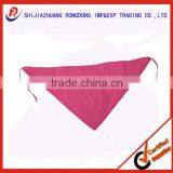 Promotional 100% Cotton Triangle Scarf Red thumbnail-1