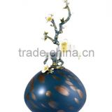 RORO Joy plum flower enamel coloured glass decorative vase flower receptacle