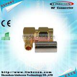 SMA Male Right Angle Gold Connector for RG58