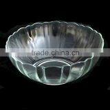 Glass Salad Bowl With Emboss thumbnail-2
