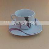 Fashion Design Coffee and Tea Set Fine Porcelain Cups and Saucers Sets thumbnail-3