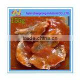 Great Quantity Wholesale 155g Canned Mackerel Fish in Tomato Sauce(ZNMT0078)