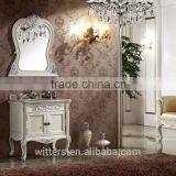 Cheap Bathroom Vanity Cheap Wooden Cabinet in White WTS610 thumbnail-1