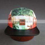Hot Selling Flat Brim 5-panel Camper Cap of Beach Style thumbnail-2