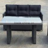 Wholesale PE Rattan Wicker Home Casual Outdoor Furniture Sofa Set thumbnail-1