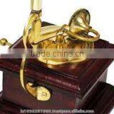 Wooden Square Decorative Gramophone thumbnail-1
