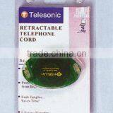 8FT Retractable Telephone Cord