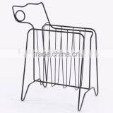 Wire Mesh Magazine Display Shelf