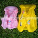 Inflatable pvc children swimming vest for kids.OEM orders are welcome.