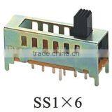 SS1x6 1P6T Slide Switch
