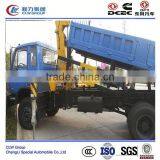 Dongfeng 4*2 4*4 Type 190 Hp Truck With Crane 3 Ton Crane Truck thumbnail-5