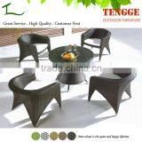 Special Design Rattan Chair Outdoor Cafe Wicker Dinner Set thumbnail-1