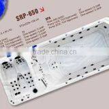 Wonderful Design Acrylic Outdoor Swimming Pool/swim Spa With Massage Area SRP-650 thumbnail-5