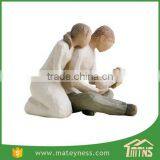 Handmade Painted Decorative Poly Resin Willow Tree Figurines thumbnail-3