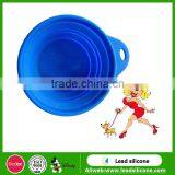 Collapsible Silicone Pet Dog Bowl,Silicone Foldable Pet Feeding Bowl thumbnail-5