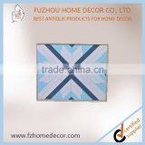 Solid Wood Sign With Geometric Pattern Splicing Board for Home Decoration or Gift thumbnail-5
