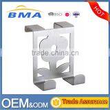 Flower Shape Small Stainless Steel Over Cabinet Door Towel Hook thumbnail-1
