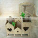 Wood Cutting Toys Toy Model Houses Low Cost Prefabricated Wood Houses Wood Toy Wood House With Heart Wooden Window thumbnail-3