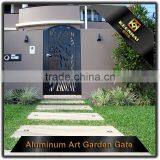 Modern Laser Cut Design Aluminum Exterior Villa Door thumbnail-5