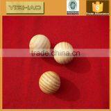 Natural Unfinished Carving Handmade Ebony Cheap Pine Painted Art 12mm Wood Beads With Large Hole thumbnail-2