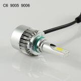 Led Headlight C6 9005 9006 Cob 30W/Bulb(60W/Set) 6400lm/set(3200lm/b LED COB LED Headlight Bulbs Hi/Lo thumbnail-5