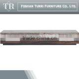 Modern Nature Marble/travertine on Top Wooden TV Stand thumbnail-3