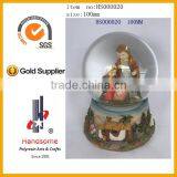 2.5 Inch Home Desk Decoration Religious Items Holy Family Water Ball thumbnail-3