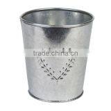 Heart Design Handmade Metal Shiny Planters for Decor thumbnail-1